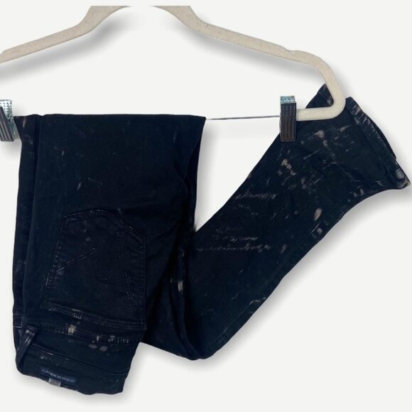 Anthropologie Citizens of Humanity Avedon Black Paint Spatter Jeans Size 26 Jean - Picture 6 of 14